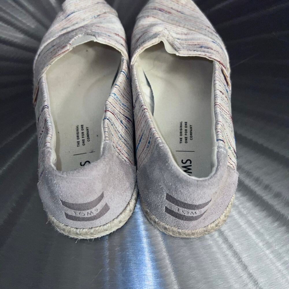 TOMS Espadrilles Birch Metallic Women’s Shoes - Size: 8 - Good condition! - Picture 3 of 7